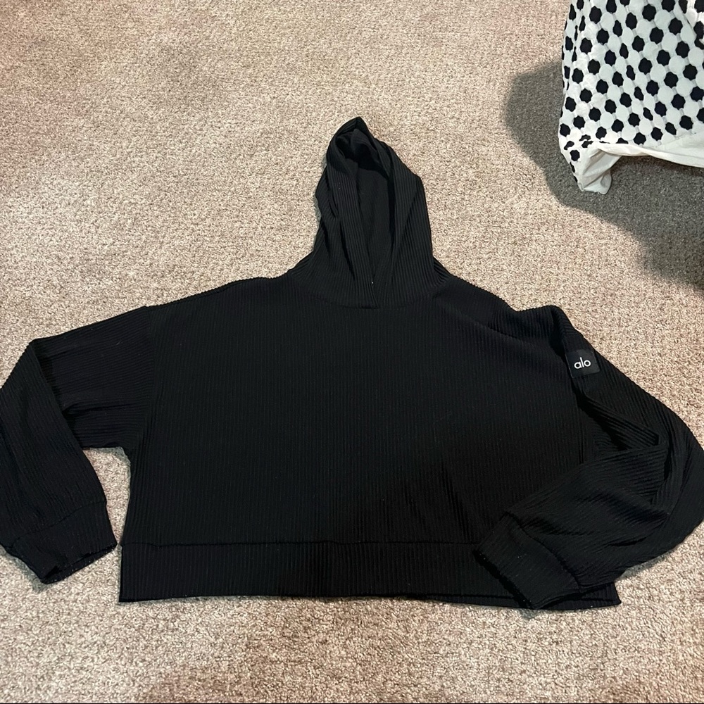 Alo Yoga Black Muse Hoodie